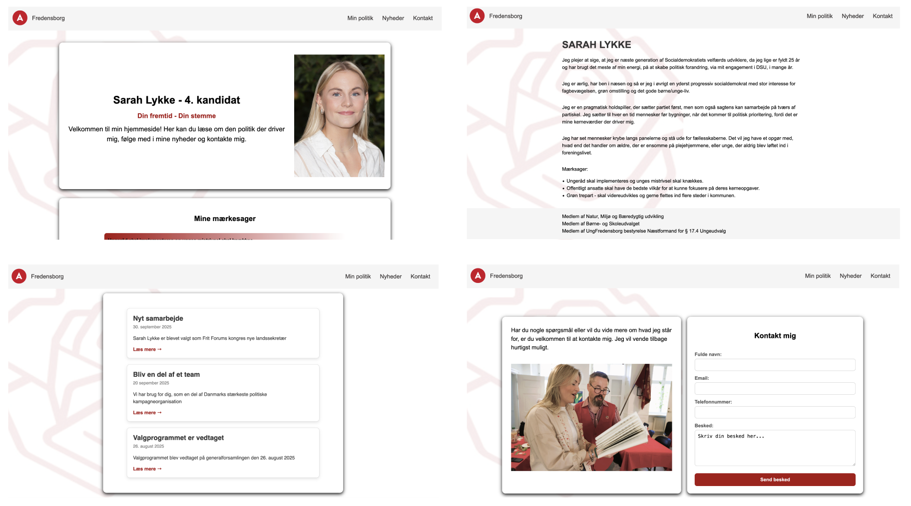 Resultat af website